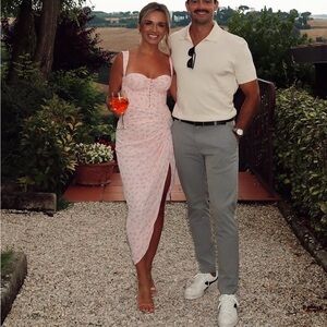 Adeirlina Pink Midi Dress